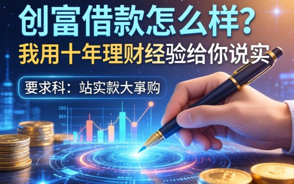 创富借款怎么样？我用十年理财经验给你说实话