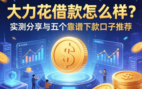 大力花借款怎么样？实测分享与五个靠谱下款口子推荐