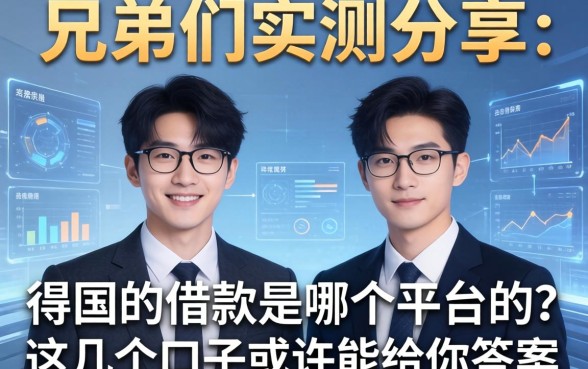 兄弟们实测分享：得物的借款是哪个平台的？这几个口子或许能给你答案