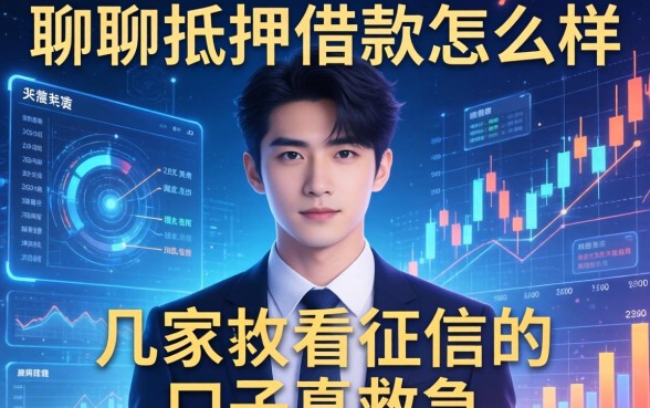 聊聊抵押借款怎么样：这几家不看征信的口子真救急