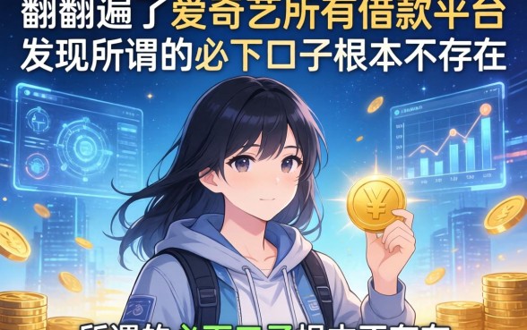 我翻遍了爱奇艺所有借款平台，发现所谓的必下口子根本不存在
