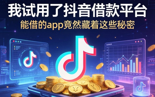我试用了抖音借款平台，发现不用芝麻分能借的app竟然藏着这些秘密