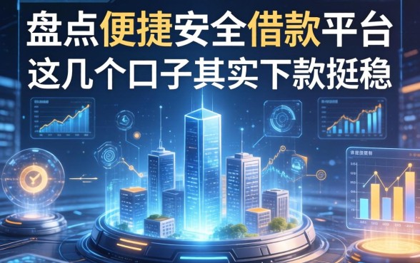 盘点便捷安全借款平台有哪些，这几个口子其实下款挺稳