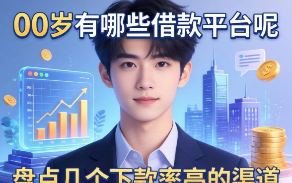 00后有哪些借款平台呢？盘点几个下款率高的渠道