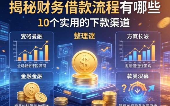 揭秘财务借款流程有哪些方面，整理了10个实用的下款渠道