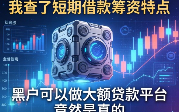 我查了短期借款筹资特点有哪些，发现黑户可以做大额贷款平台竟然是真的