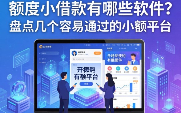 额度小的借款有哪些软件？盘点几个容易通过的小额平台