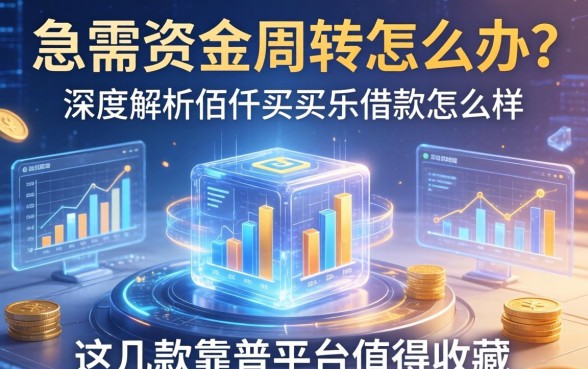 急需资金周转怎么办？深度解析佰仟买买乐借款怎么样，这几款靠谱平台值得收藏