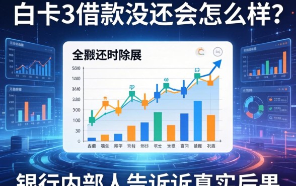 白卡借款没还会怎么样？银行内部人告诉你真实后果