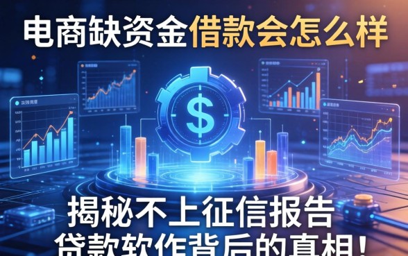 电商缺资金借款会怎么样，揭秘不上征信报告的贷款软件背后的真相