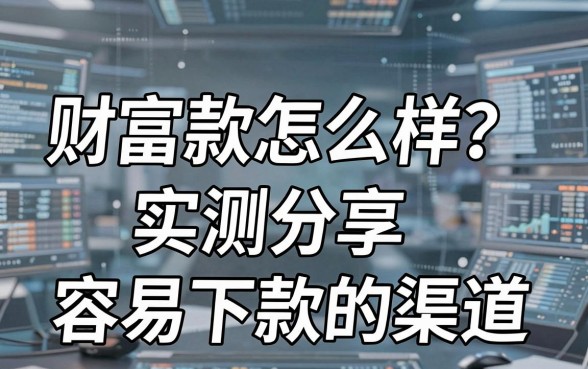 财富宝借款怎么样？实测分享几个容易下款的渠道