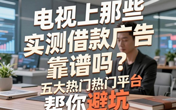 电视上那些借款广告靠谱吗?实测五大热门平台帮你避坑