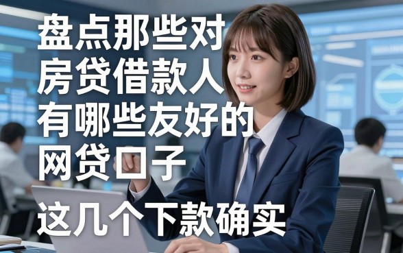盘点那些对房贷借款人有哪些友好的网贷口子，这几个下款确实稳