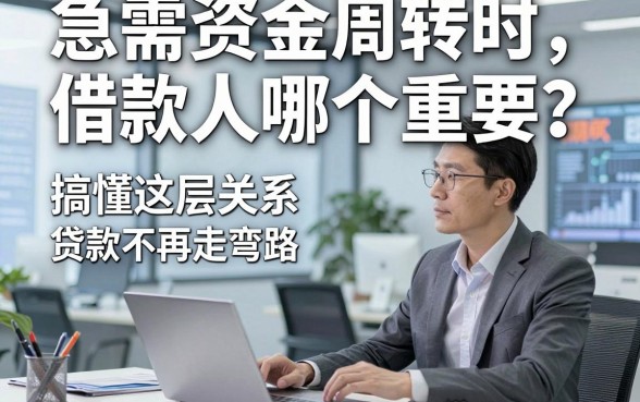 急需资金周转时，担保人和借款人哪个重要？搞懂这层关系，贷款不再走弯路！