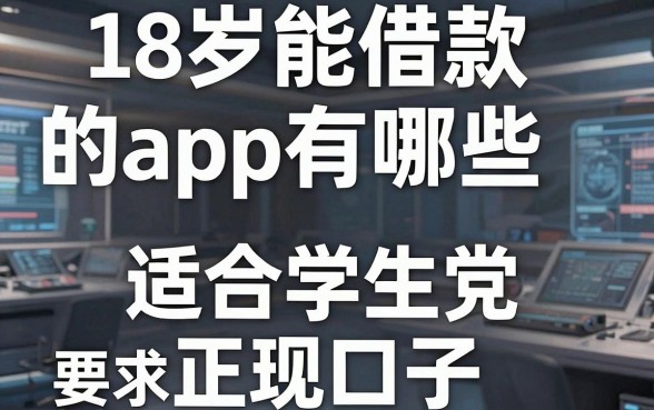 18岁能借款的app有哪些，盘点五个适合学生党的正规口子