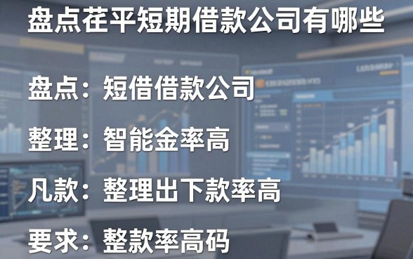 盘点茌平短期借款公司有哪些，整理出这几款下款率高的