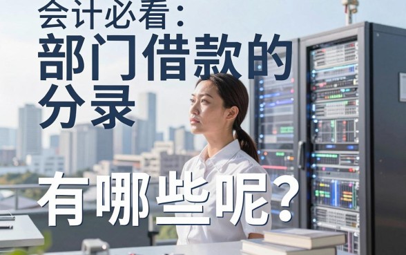 会计必看:部门借款的分录有哪些呢?这几个平台能解燃眉之急