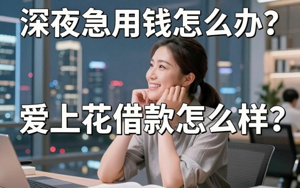 深夜急用钱怎么办？爱上花借款怎么样？真实用户体验与靠谱平台大盘点