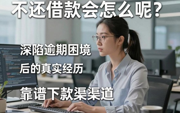 不还借款会怎么样呢？深陷逾期困境后的真实经历与靠谱下款渠道推荐