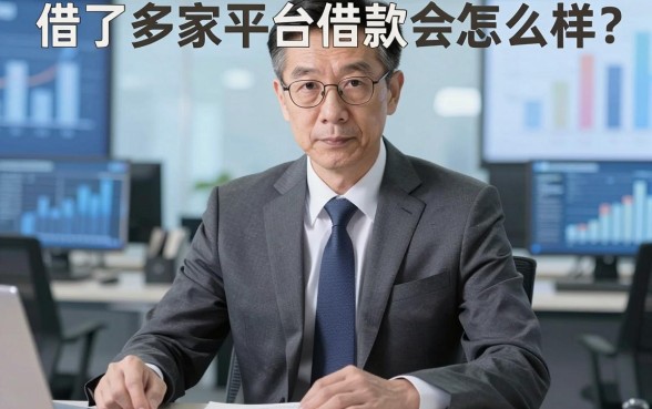 借了多家平台借款会怎么样?银行经理告诉你审批系统的真相