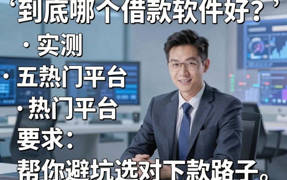 到底哪个借款软件好?实测五款热门平台,帮你避坑选对下款路子