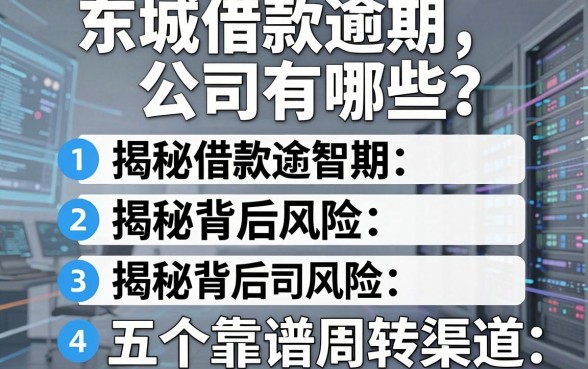 东城借款逾期公司有哪些?揭秘背后风险与五个靠谱周转渠道