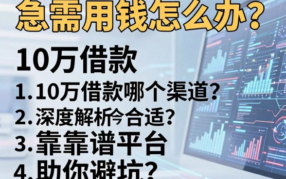 急需用钱怎么办？10万借款哪个渠道合适？深度解析五大靠谱平台助你避坑