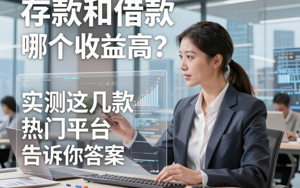存款和借款哪个收益高?实测这几款热门平台告诉你答案