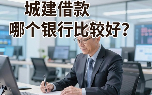 城建借款哪个银行比较好？我花了三个月挖出的真相
