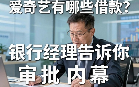 爱奇艺有哪些借款？银行经理告诉你审批内幕
