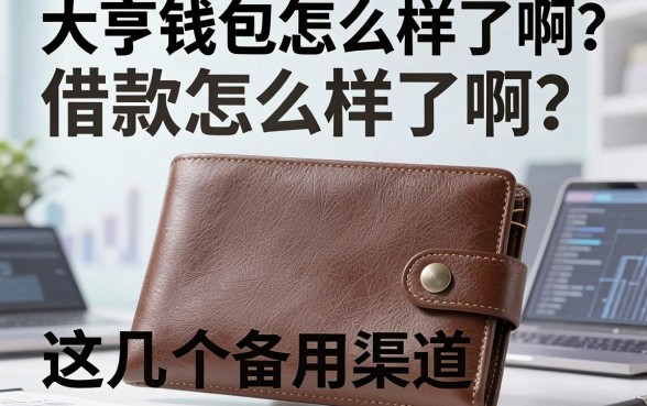 大亨钱包借款怎么样了啊？实测这几个备用渠道