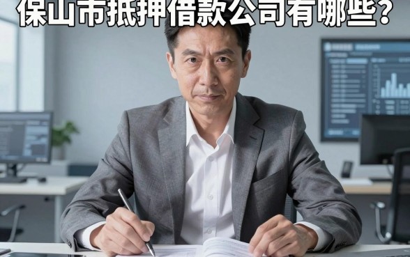 保山市抵押借款公司有哪些？跑断腿换来的血泪经验
