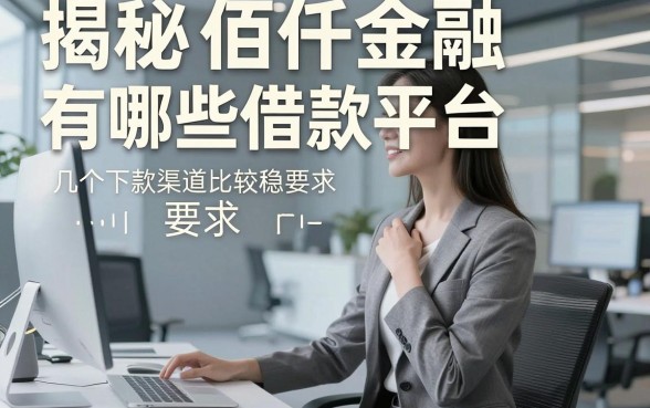 揭秘佰仟金融有哪些借款平台，这几个下款渠道比较稳
