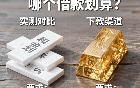 白条和金条哪个借款划算？实测对比这几个下款渠道