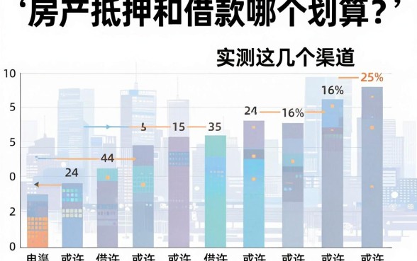 房产抵押和借款哪个划算？实测这几个渠道或许有答案