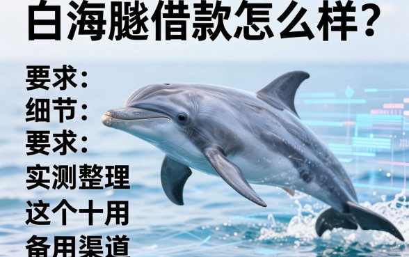 白海豚借款怎么样？实测整理这十个备用渠道