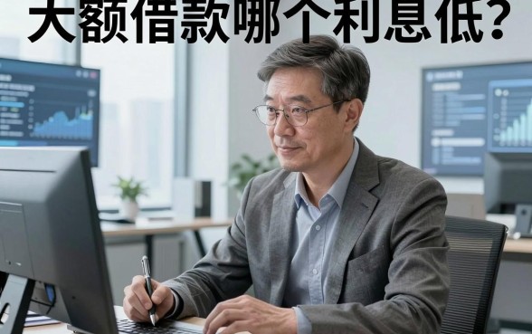 大额借款哪个利息低？老张的亲身经历帮你避坑选对平台