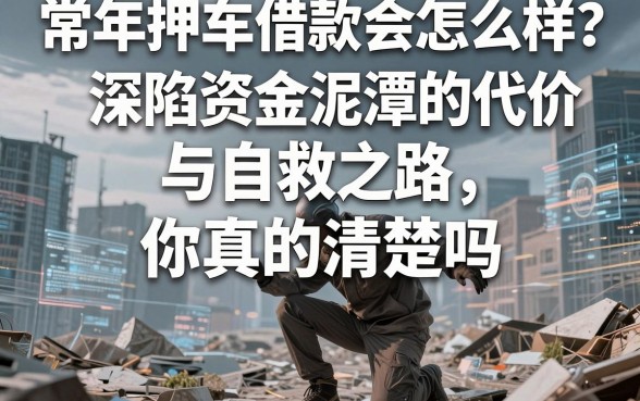 常年押车借款会怎么样？深陷资金泥潭的代价与自救之路你真的清楚吗