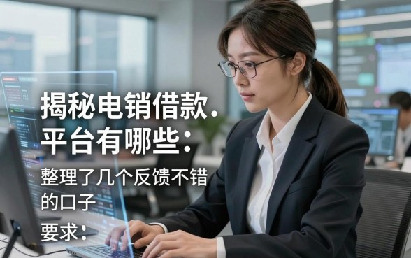 揭秘电销借款平台有哪些：整理了几个反馈不错的口子