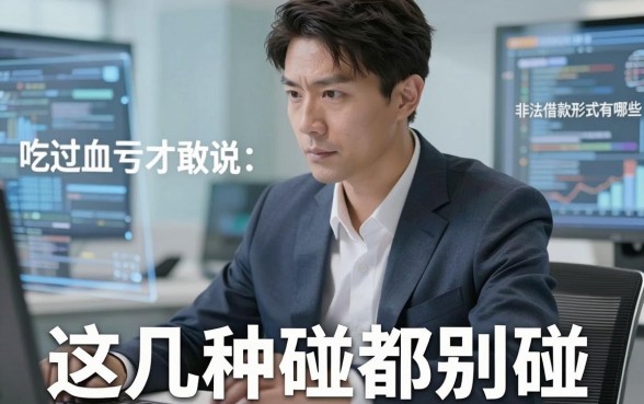 吃过血亏才敢说：非法借款形式有哪些，这几种碰都别碰