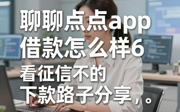 聊聊点点app借款怎么样6，这几家不看征信的下款路子实测分享