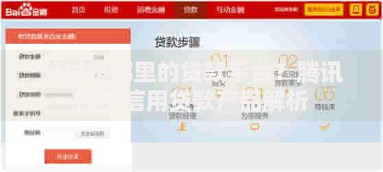 分付是哪里的贷款平台?腾讯旗下信用贷款产品解析 分付是哪里的贷款平台?腾讯旗下信用贷款产品解析