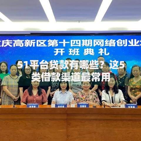 51平台贷款有哪些?这5类借款渠道最常用 51平台贷款有哪些?这5类借款渠道最常用