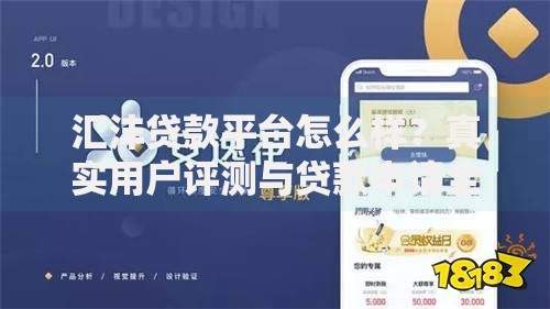 汇沣贷款平台怎么样?真实用户评测与贷款申请全攻略 汇沣贷款平台怎么样?真实用户评测与贷款申请全攻略