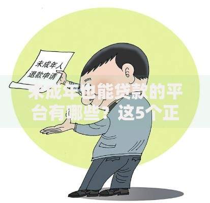 未成年也能贷款的平台有哪些？这5个正规渠道可合法申请