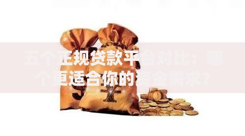 五个正规贷款平台对比：哪个更适合你的资金需求？