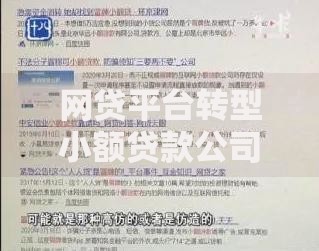 网贷平台转型小额贷款公司流程与政策解读