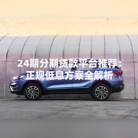 24期分期贷款平台推荐：正规低息方案全解析