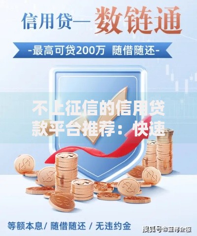 不上征信的信用贷款平台推荐:快速借款不影响个人信用记录 不上征信的信用贷款平台推荐:快速借款不影响个人信用记录