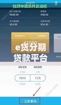 e贷分期贷款平台评测:贷款额度、利率、申请流程全解析 e贷分期贷款平台评测:贷款额度、利率、申请流程全解析